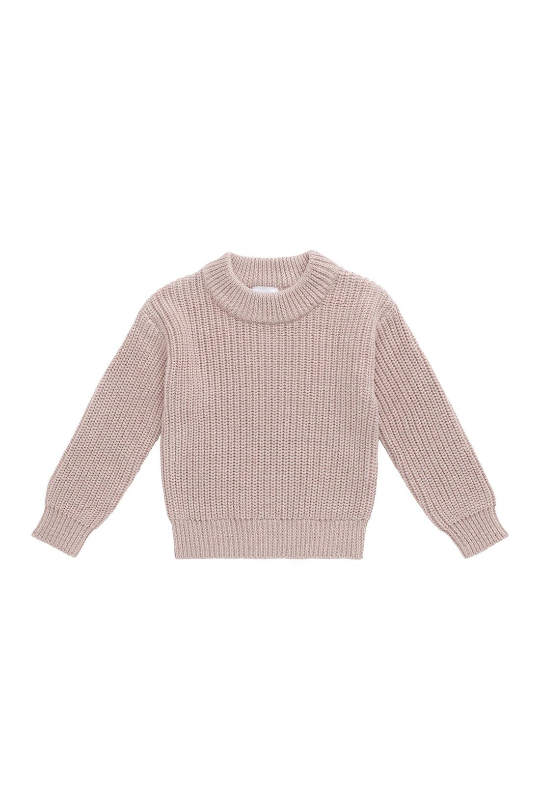 Morgan Jumper - Soft Misty Rose Marle Childrens Jumper from Jamie Kay Australia