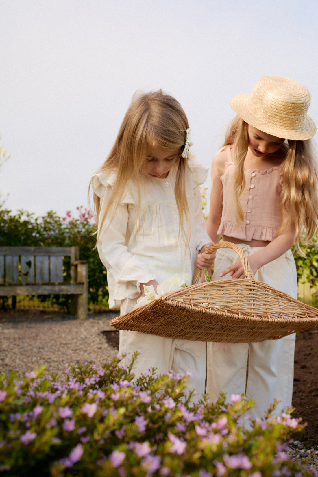 Organic Cotton Muslin Mirabel Top - Chalky Pink Childrens Top from Jamie Kay Australia
