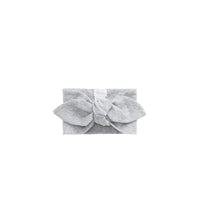 Organic Cotton Modal Lilian Headband - Light Grey Marle Childrens Headband from Jamie Kay Australia