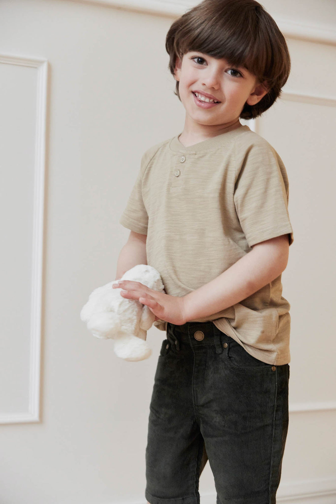 Jude Cord Short - Seaweed Childrens Short from Jamie Kay Australia
