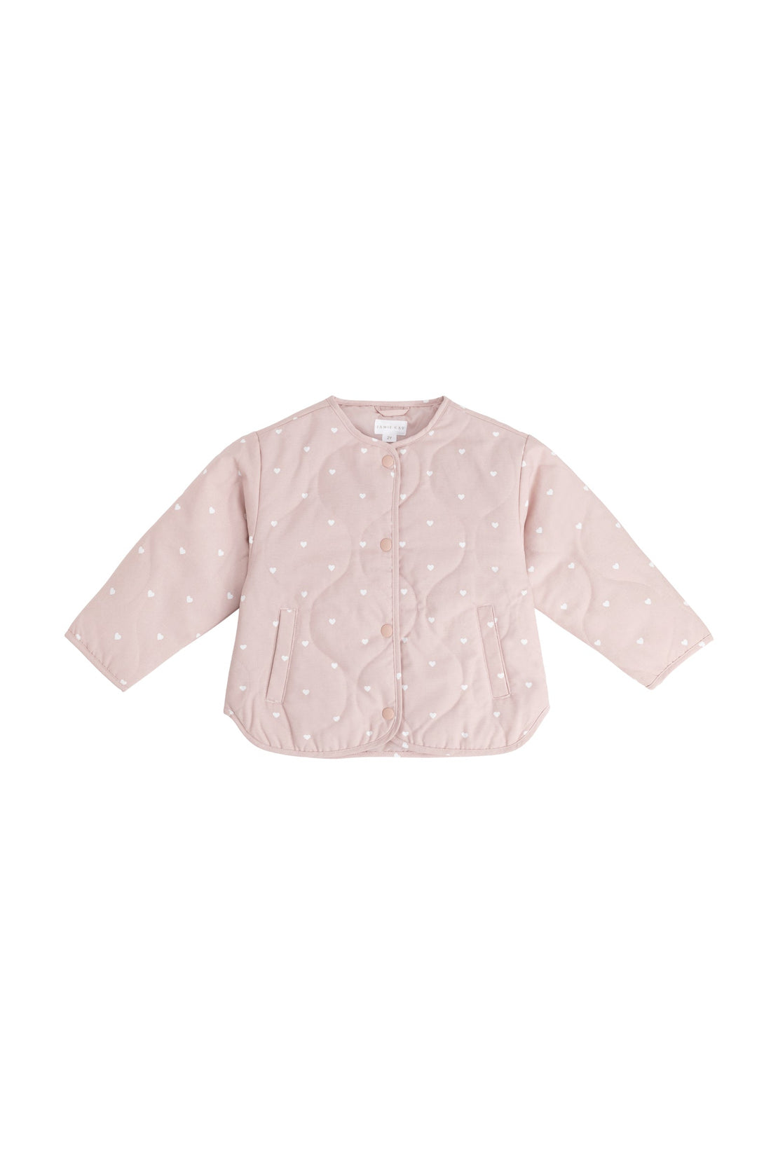 Cassie Jacket - Petite Heart Old Rose Childrens Jacket from Jamie Kay Australia