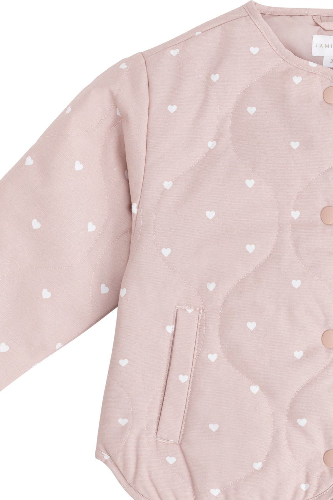 Cassie Jacket - Petite Heart Old Rose Childrens Jacket from Jamie Kay Australia