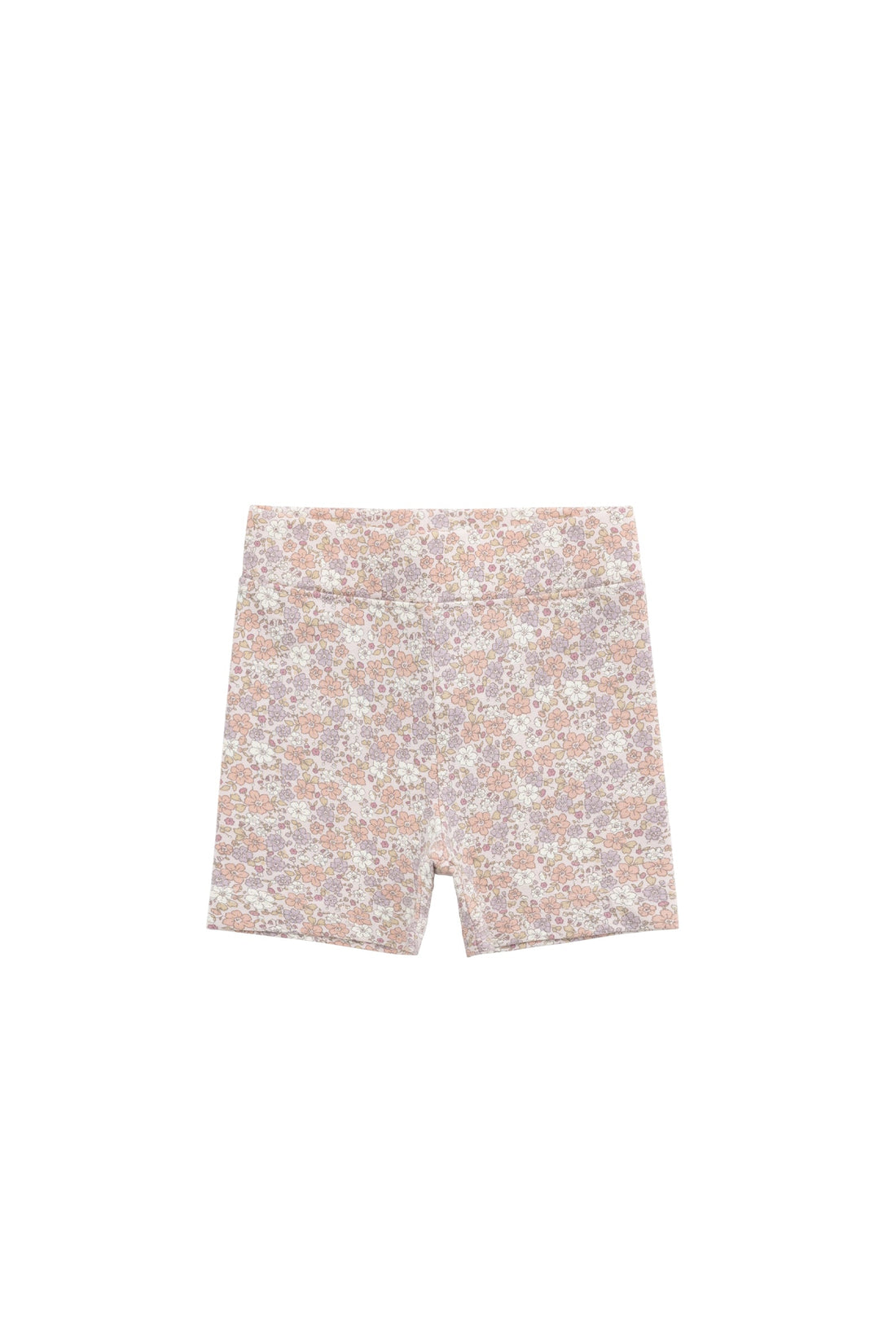 Organic Cotton Everyday Bike Short - Chloe Mauve Childrens Short from Jamie Kay Australia