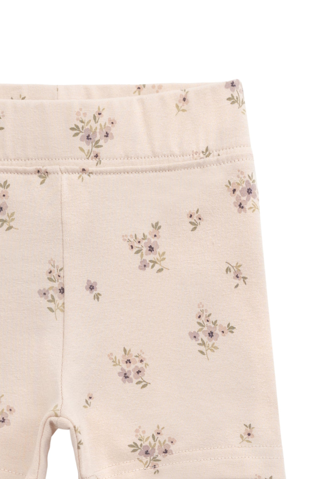 Organic Cotton Everyday Bike Short - Goldie Bouquet Pink Tint Childrens Short from Jamie Kay Australia
