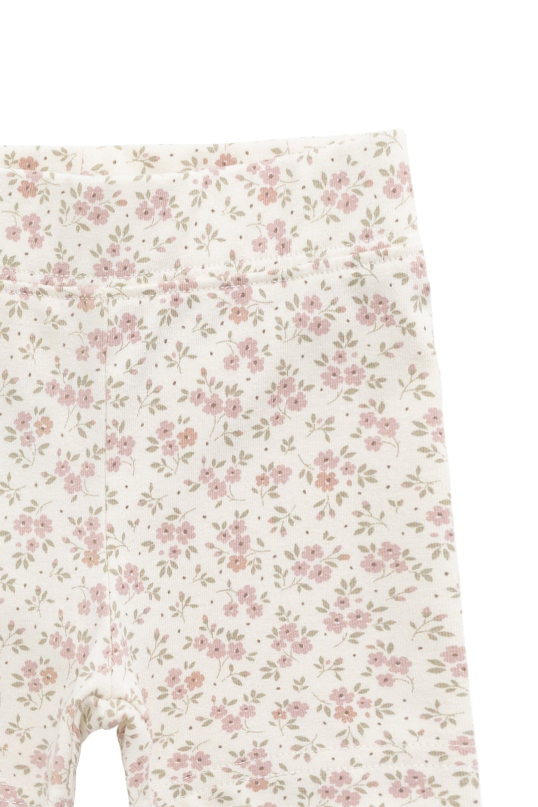 Organic Cotton Everyday Bike Short - Rosalie Field Blush Childrens Short from Jamie Kay Australia