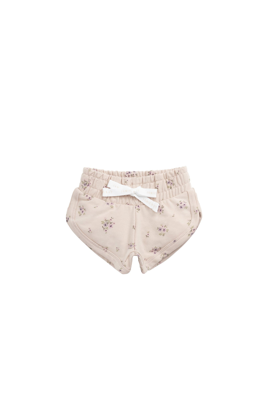 Organic Cotton Ivy Shortie - Goldie Bouquet Pink Tint Childrens Short from Jamie Kay Australia