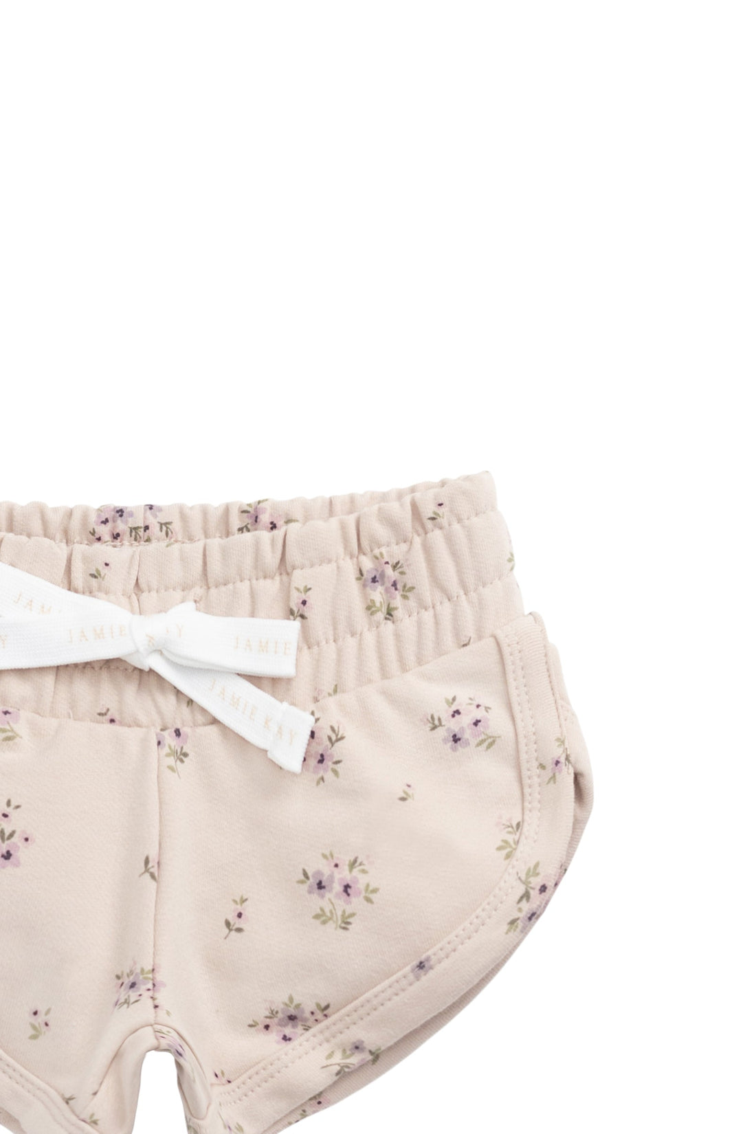 Organic Cotton Ivy Shortie - Goldie Bouquet Pink Tint Childrens Short from Jamie Kay Australia