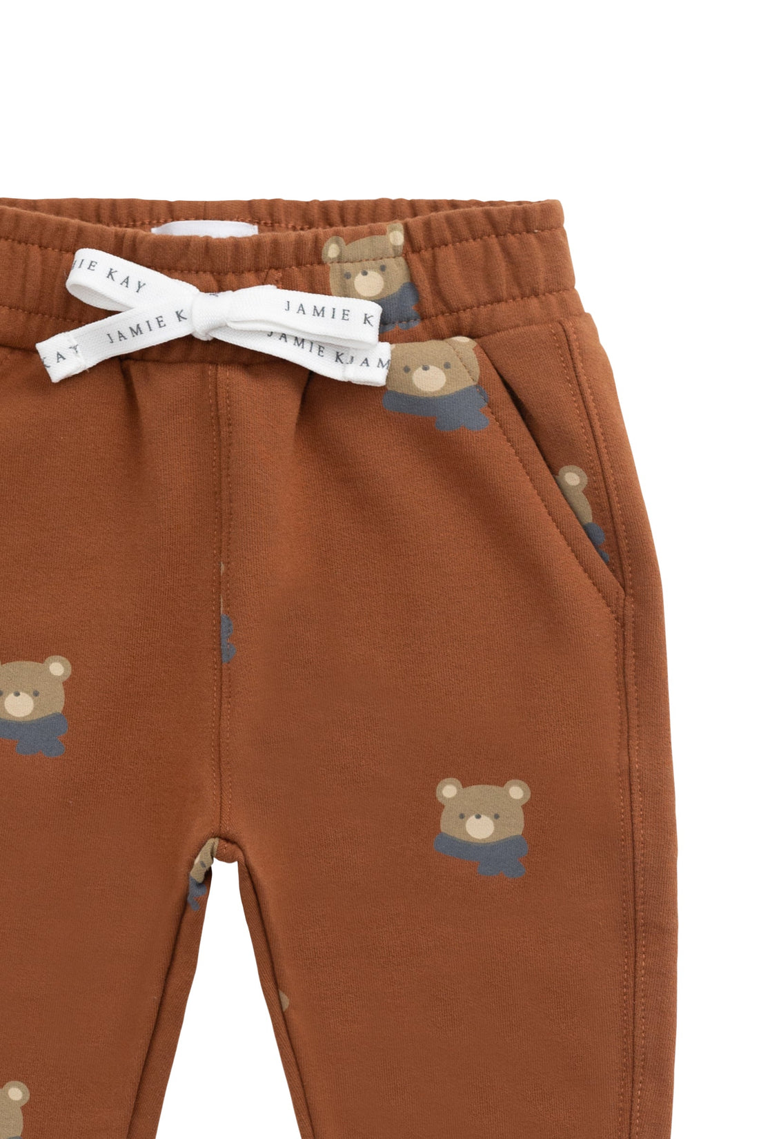 Organic Cotton Jalen Track Pant - Cosy Bobbie Ginger Childrens Short from Jamie Kay Australia