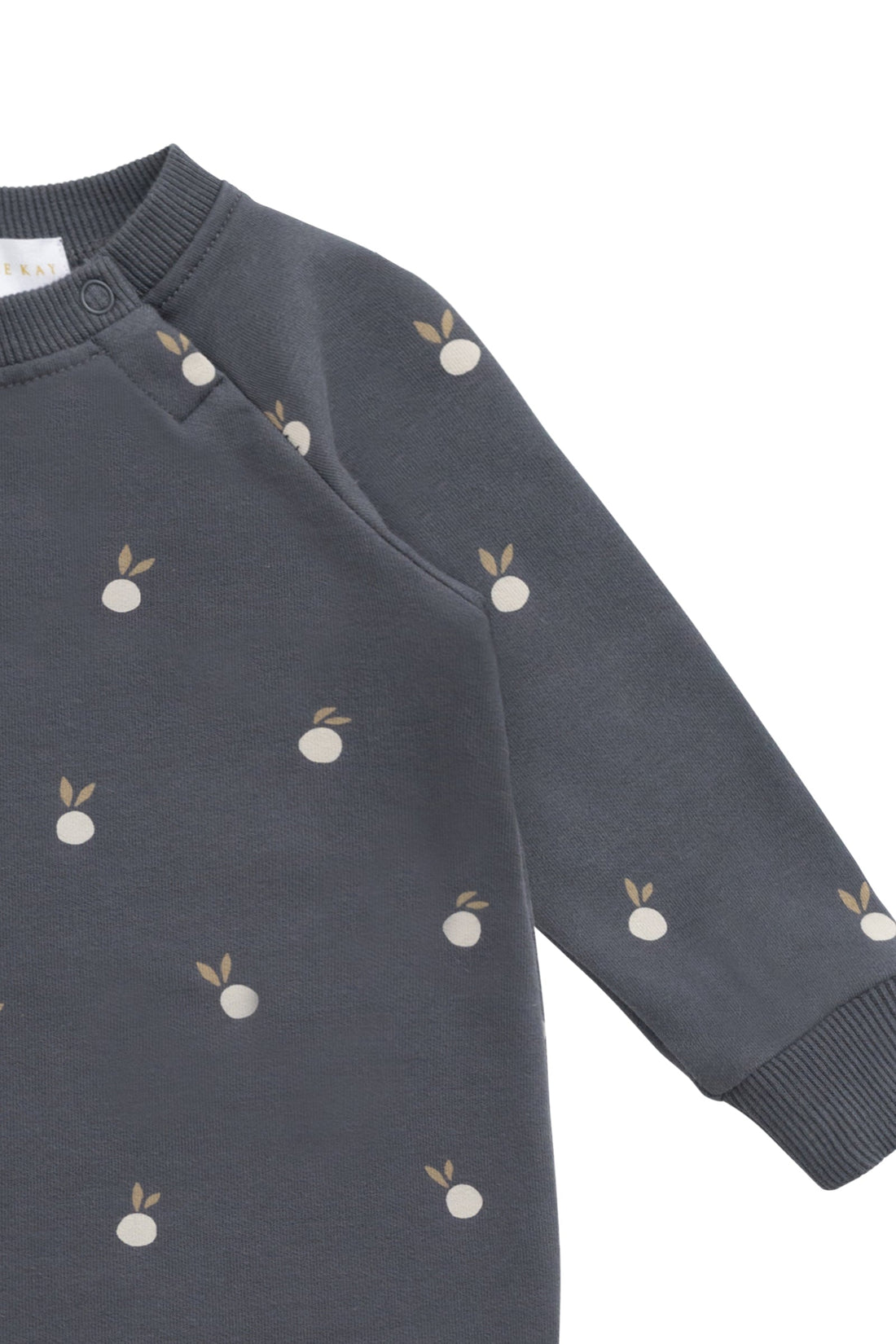 Organic Cotton Tao Sweatshirt Onepiece - Bobby Berries Shadow Childrens Onepiece from Jamie Kay Australia