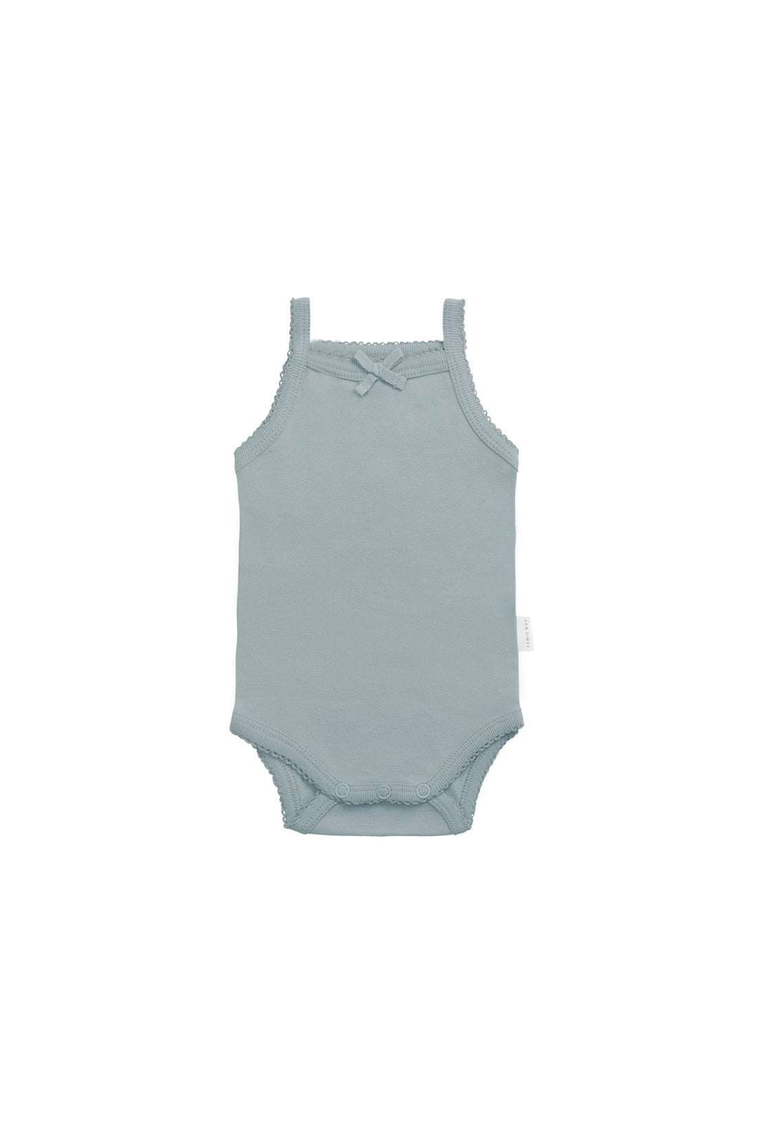 Organic Cotton Bridget Singlet Bodysuit - Pond Childrens Bodysuit from Jamie Kay Australia