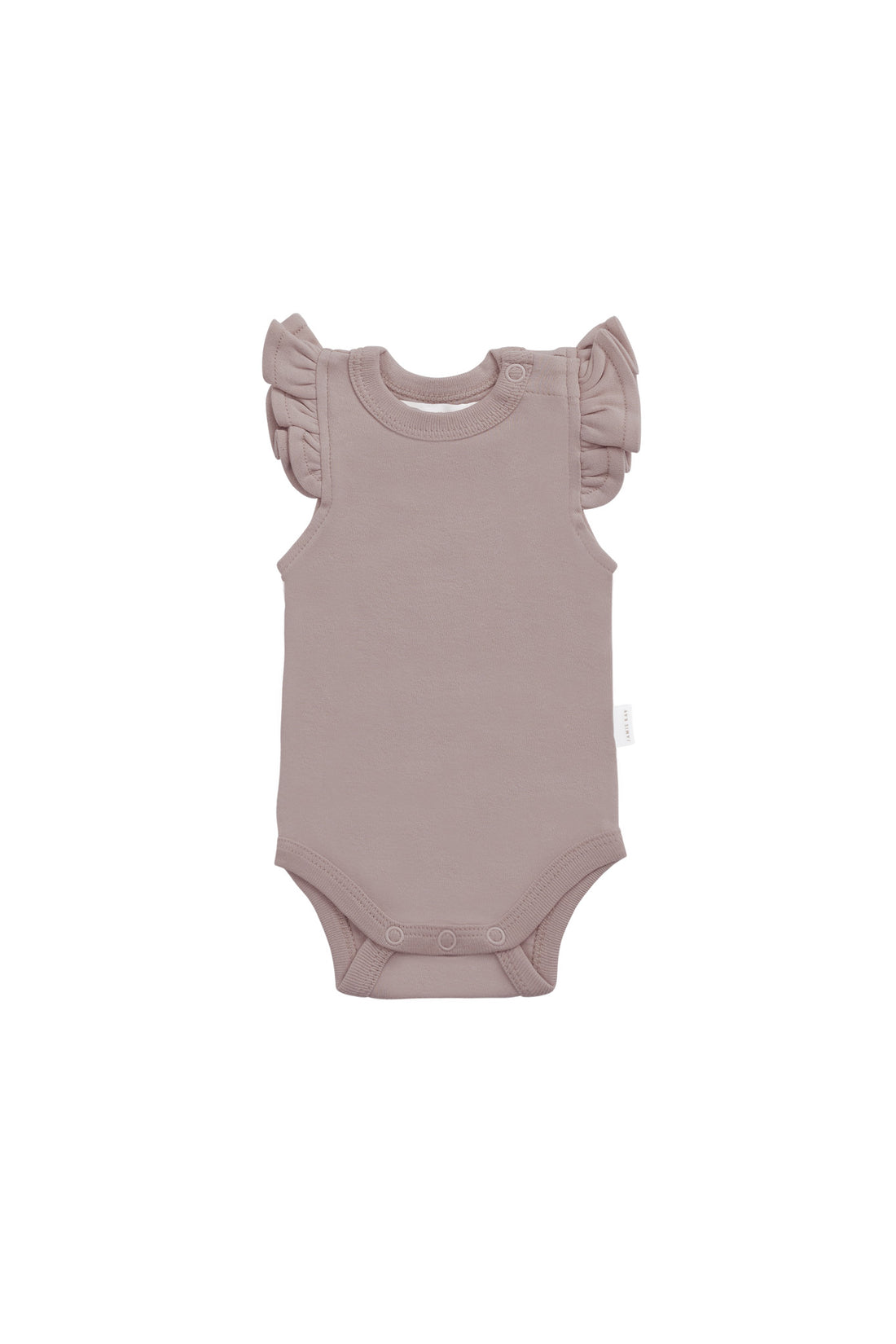 Organic Cotton Maddie Bodysuit - Softest Mauve Childrens Bodysuit from Jamie Kay Australia