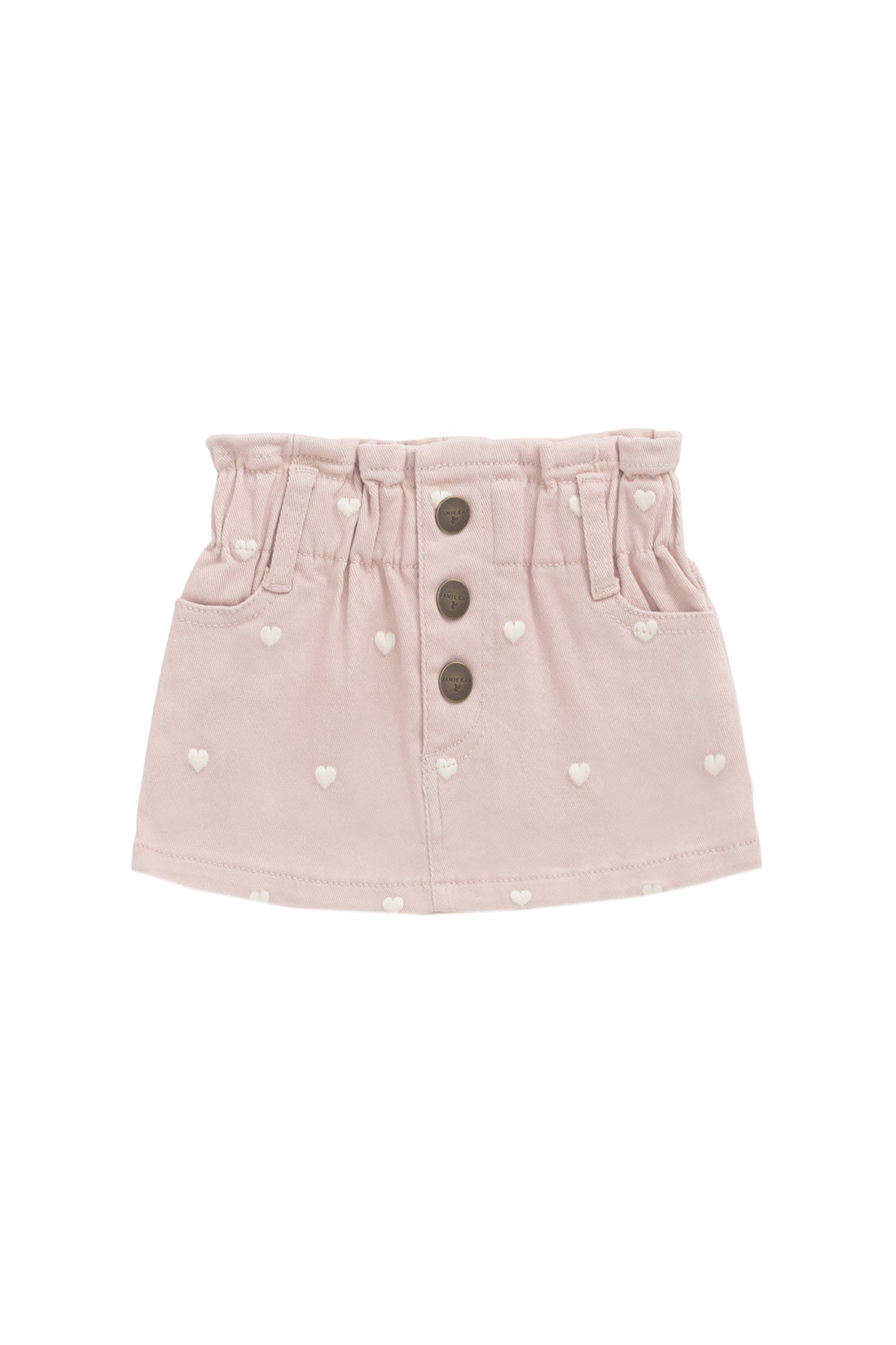 Briella Skirt - Petite Heart Peach Childrens Skirt from Jamie Kay Australia