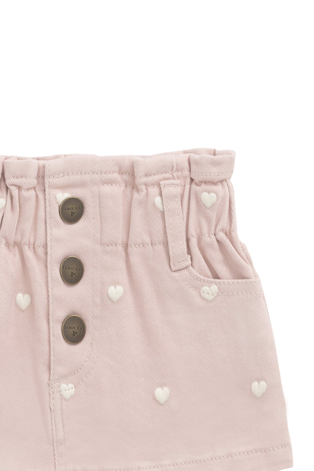Briella Skirt - Petite Heart Peach Childrens Skirt from Jamie Kay Australia
