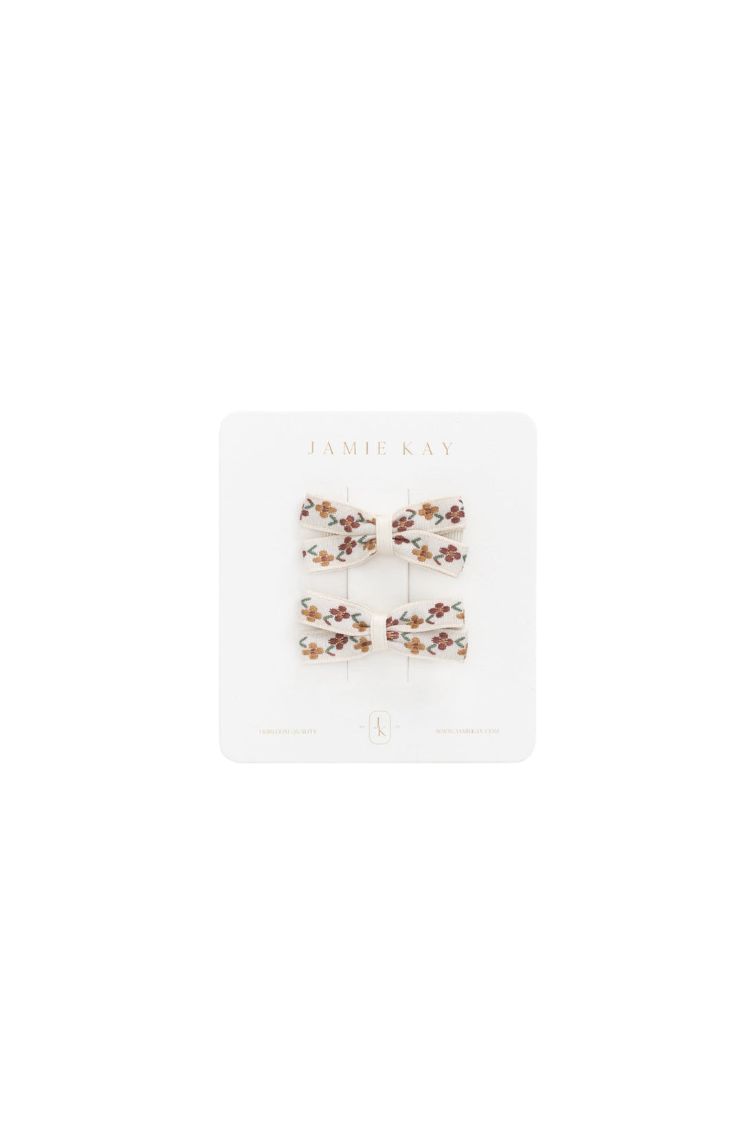Camille Hair Clip Set - Auburn Golden Childrens Clip Set from Jamie Kay Australia