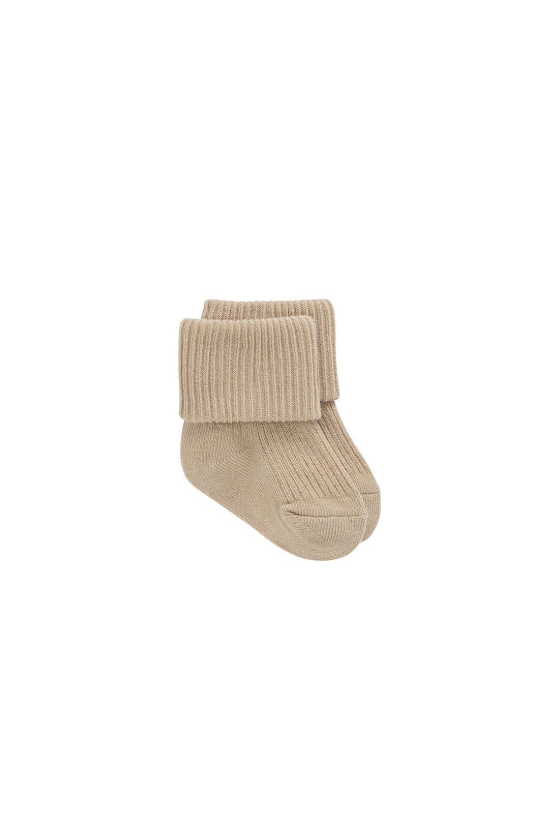 Classic Rib Sock - Hay Childrens Sock from Jamie Kay Australia
