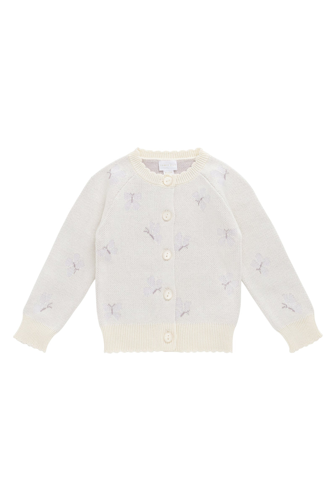 Jamie Cardigan - Parchment Jamie's Atrium Childrens Cardigan from Jamie Kay Australia