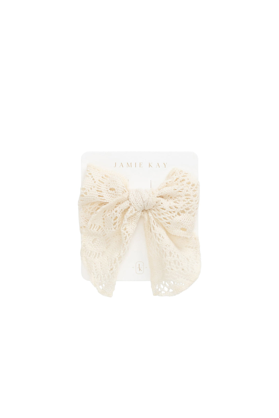 Lili Bow - Antique White Childrens Bow from Jamie Kay Australia