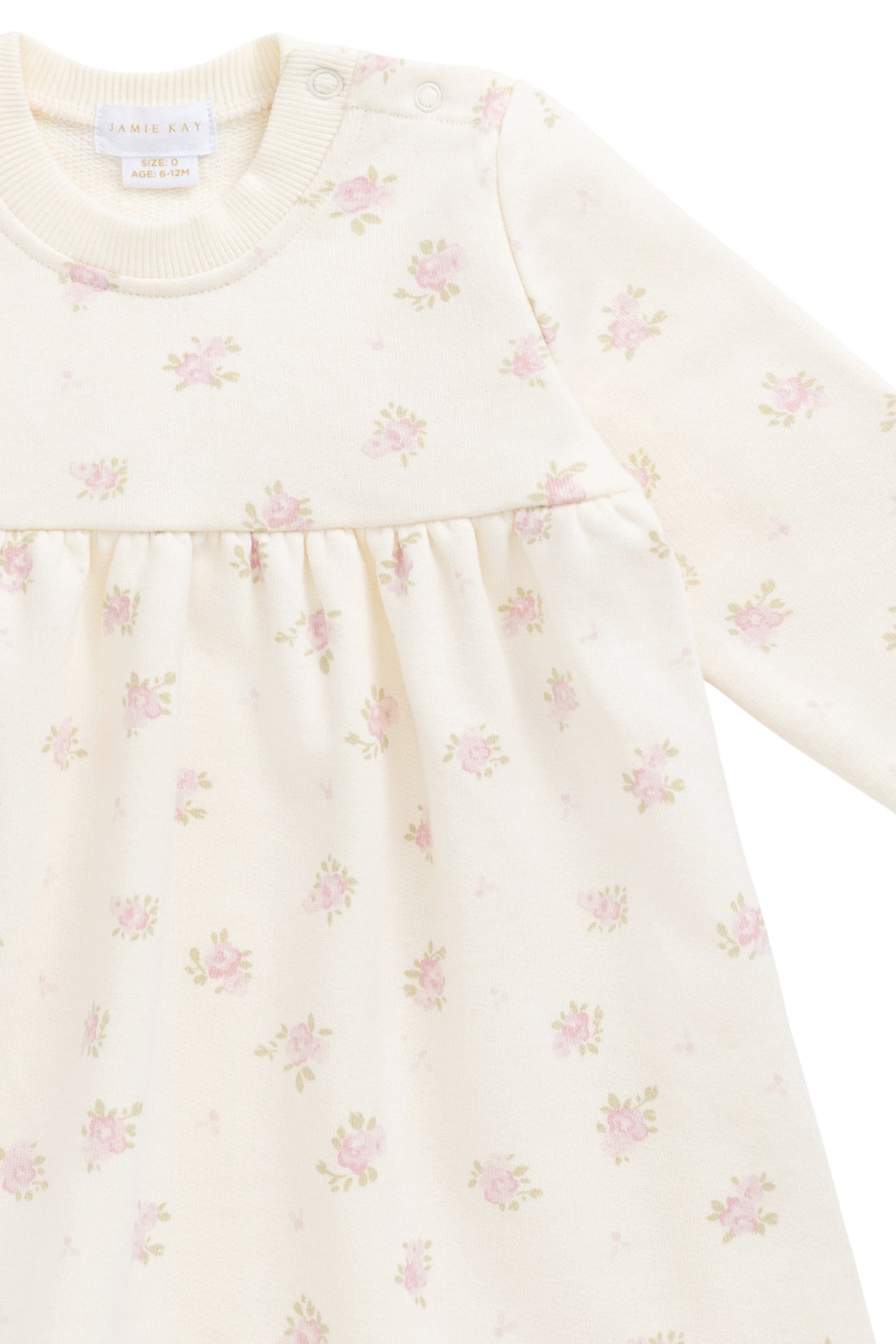 Organic Cotton Charlotte Dress - Simone Egret Childrens Dress from Jamie Kay Australia