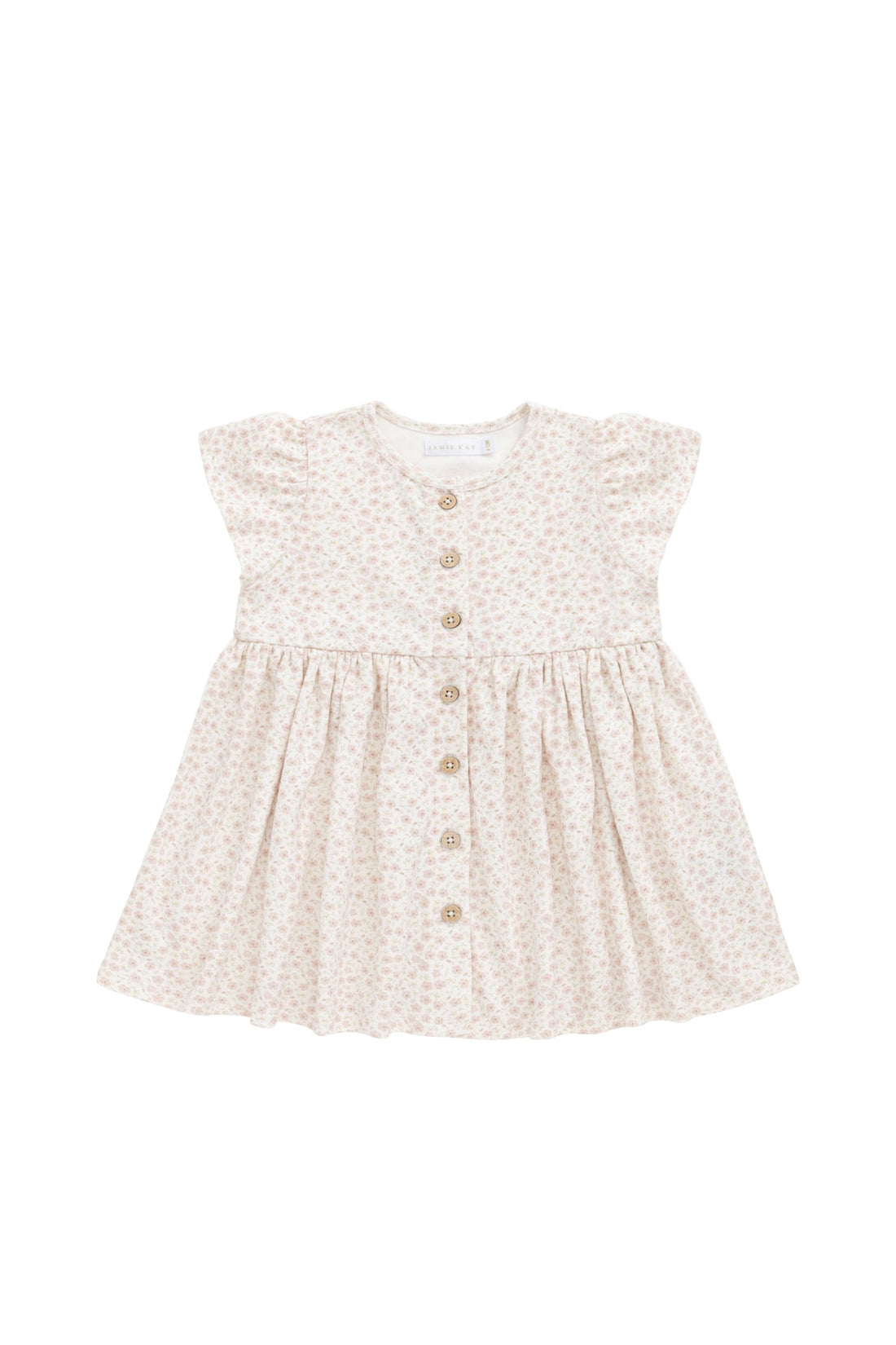 Organic Cotton Dahlia Dress - Penelope Rose Small Childrens Dress from Jamie Kay Australia