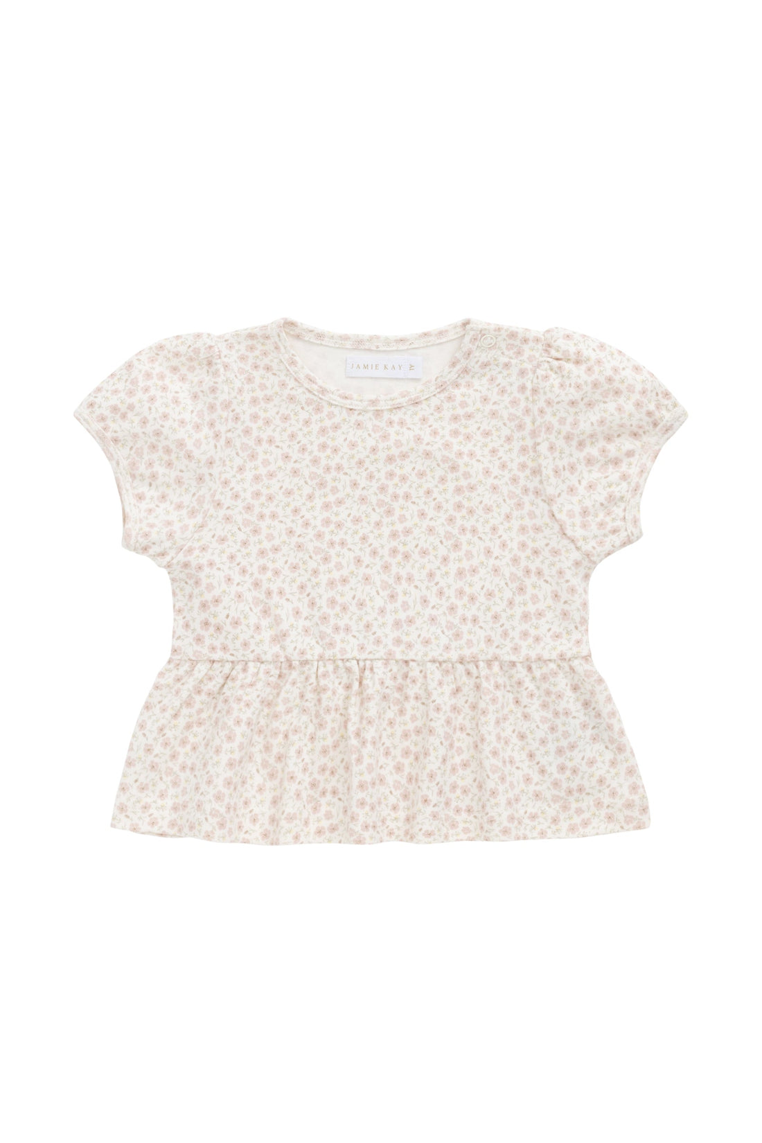 Organic Cotton Everly Top - Penelope Rose Small Childrens Top from Jamie Kay Australia