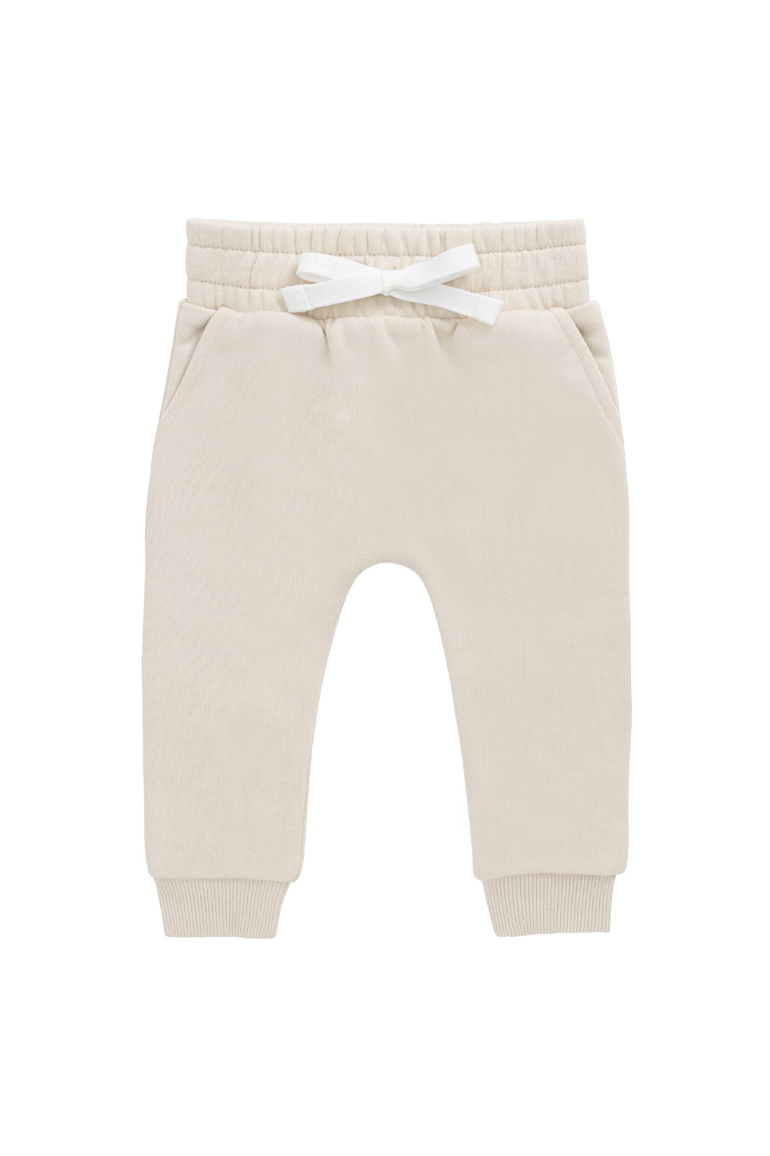 Organic Cotton Flynn Track Pant - Oat Childrens Sweatshirting from Jamie Kay Australia