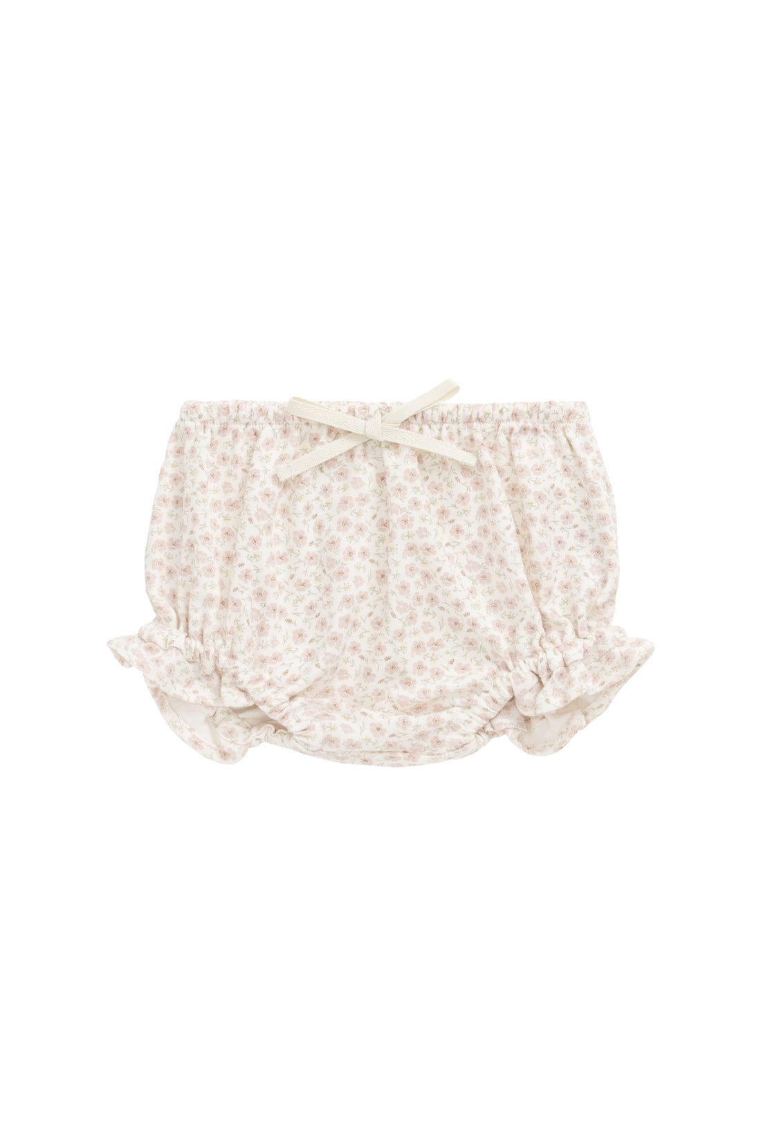 Organic Cotton Frill Bloomer - Penelope Rose Small Childrens Playsuit from Jamie Kay Australia