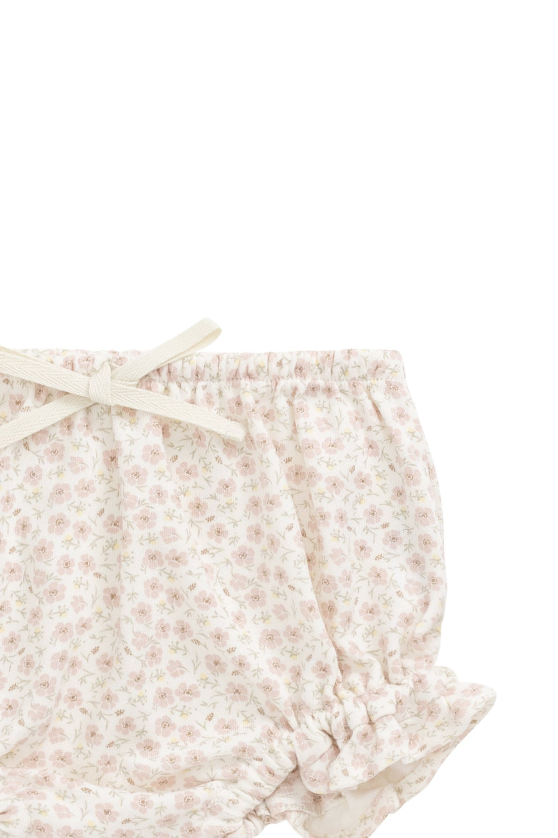 Organic Cotton Frill Bloomer - Penelope Rose Small Childrens Playsuit from Jamie Kay Australia