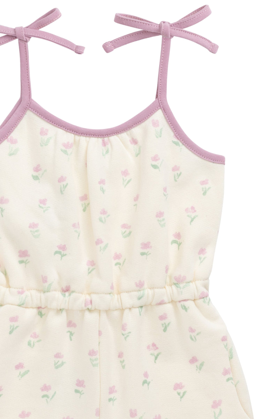 Organic Cotton Lilith Playsuit - Lila Pink Childrens Playsuit from Jamie Kay Australia