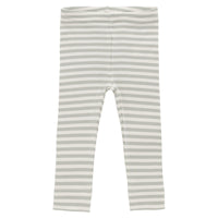 Organic Cotton Modal Legging - Slim Stripe Raindance/Cloud Childrens Legging from Jamie Kay Australia