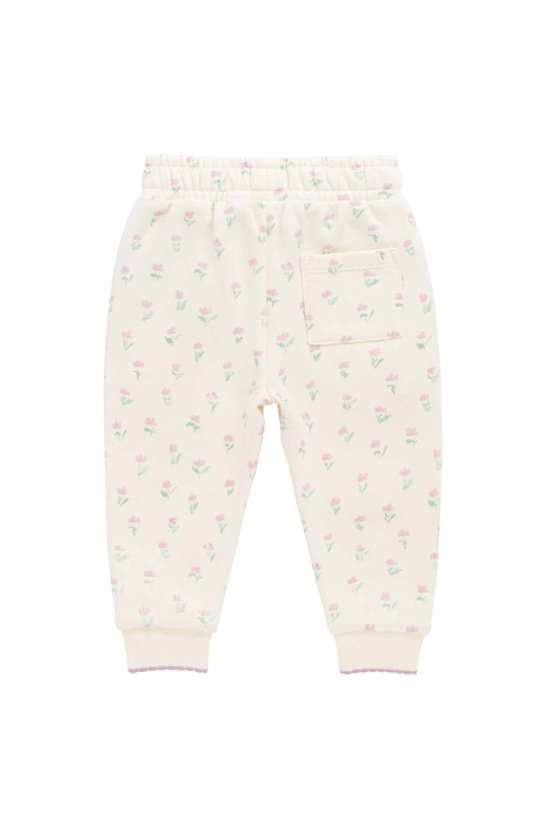 Organic Cotton Monroe Track Pant - Lila Pink Childrens Sweatshirting from Jamie Kay Australia