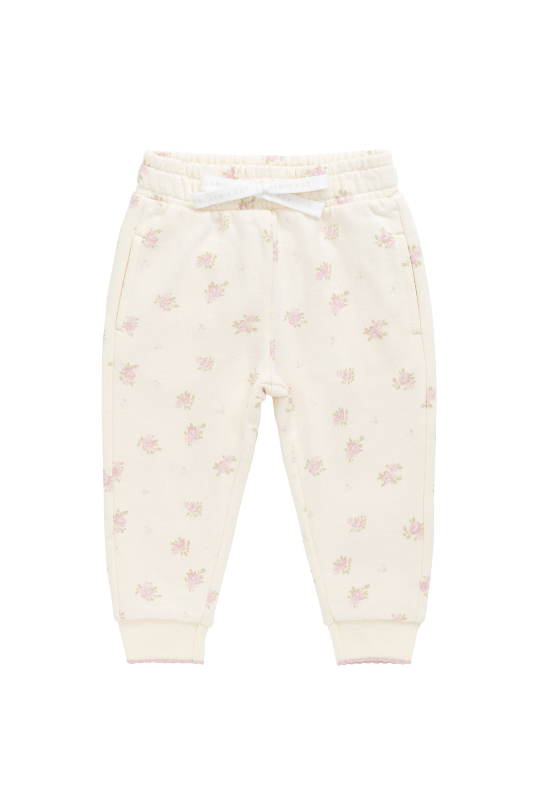 Organic Cotton Monroe Track Pant - Simone Egret Childrens Sweatshirting from Jamie Kay Australia