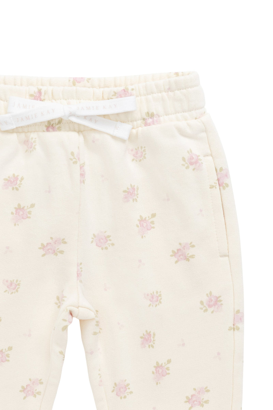 Organic Cotton Monroe Track Pant - Simone Egret Childrens Sweatshirting from Jamie Kay Australia