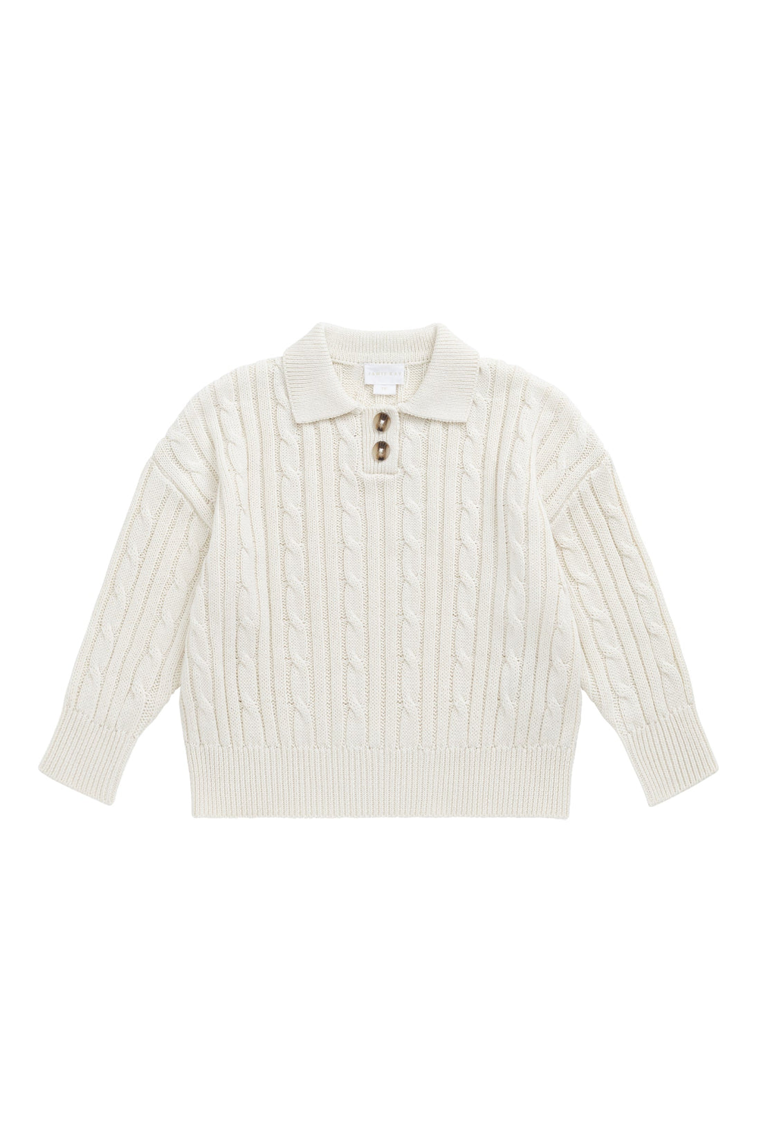 Wade Knitted Jumper - Cloud Childrens Hat from Jamie Kay Australia