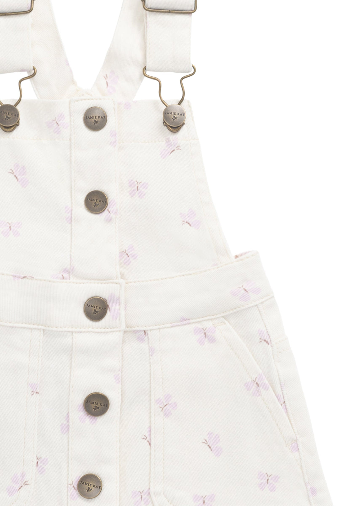 Vintage Overall Dress - Parchment Jamie's Atrium Childrens Overall from Jamie Kay Australia