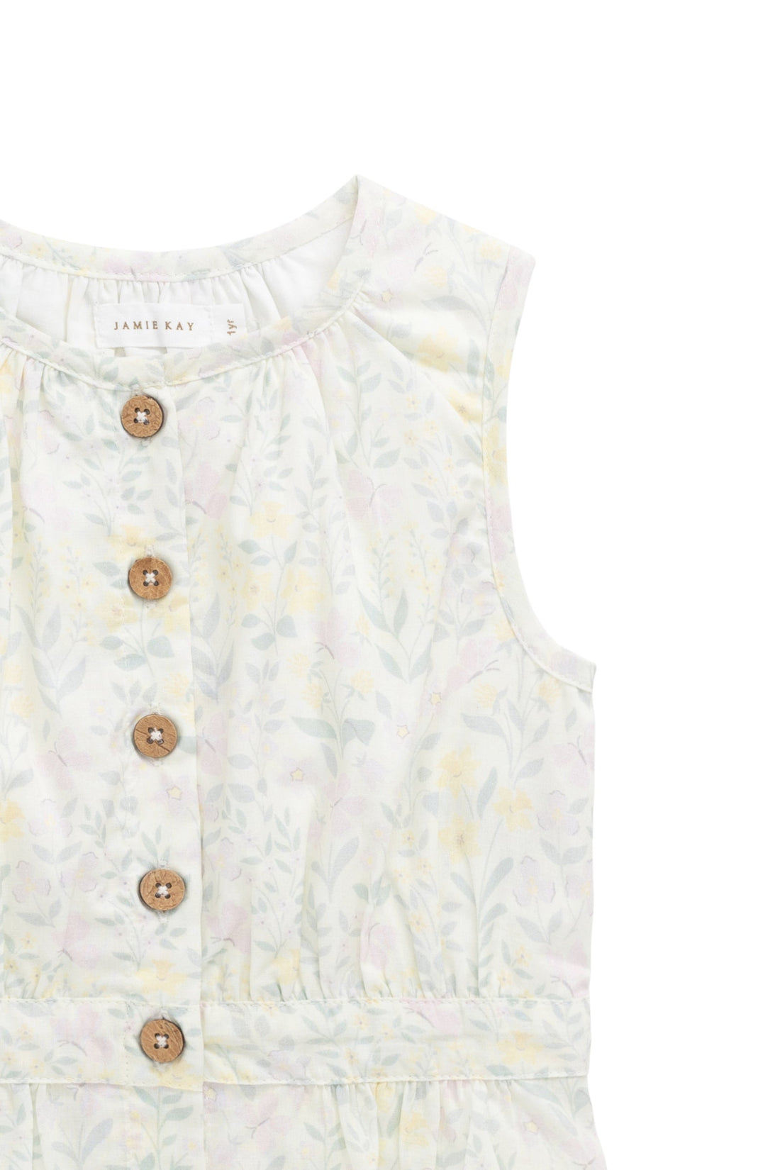 Organic Cotton McCenna Top - Daphne Egret Childrens Top from Jamie Kay Australia