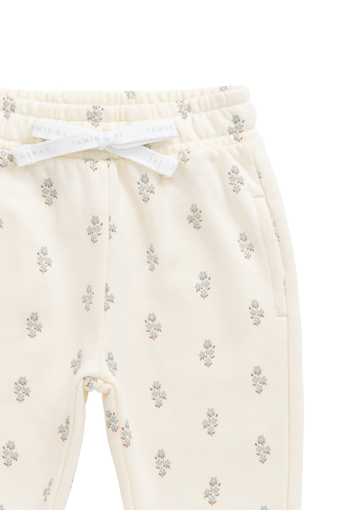 Organic Cotton Monroe Track Pant - Rachelle Blue Fox Childrens Pant from Jamie Kay Australia