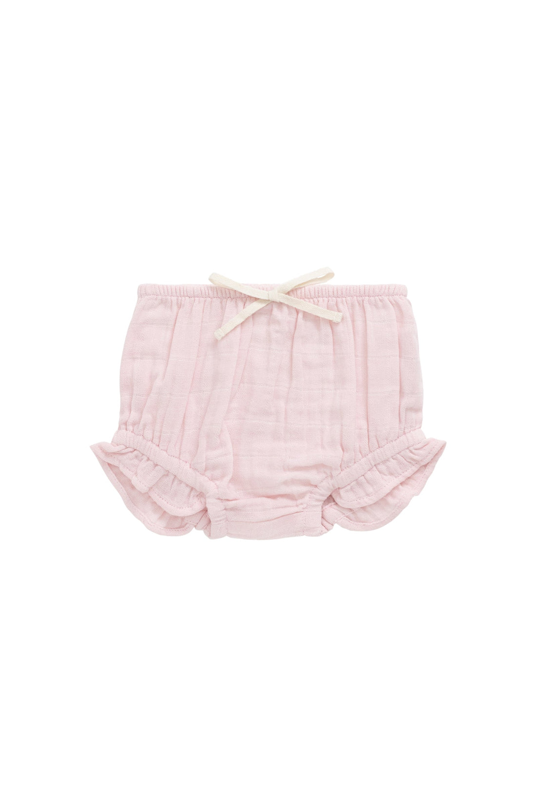 Organic Cotton Muslin Frill Bloomer - Poppy Childrens Bloomer from Jamie Kay Australia