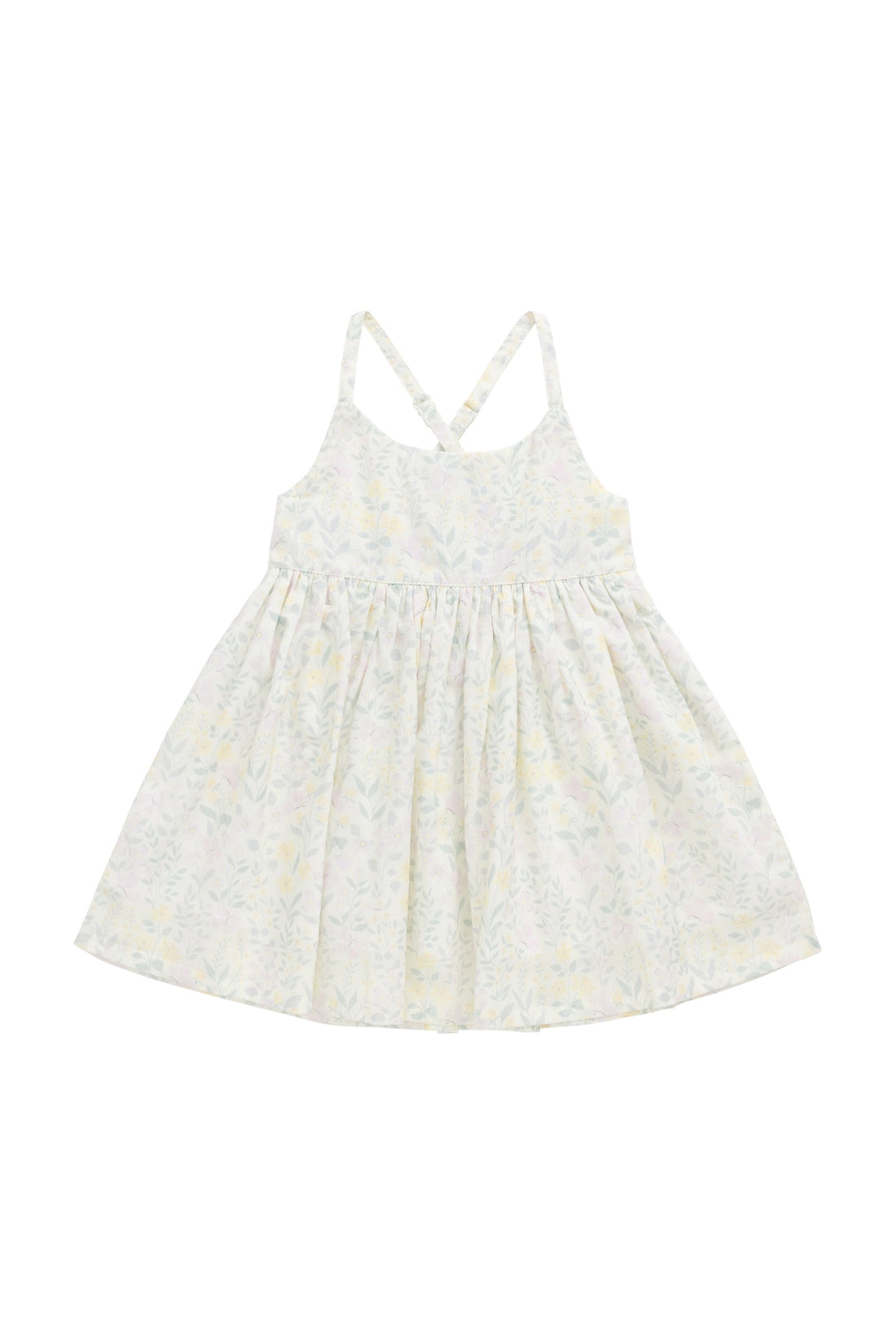 Organic Cotton Pippa Dress - Daphne Egret Childrens Dress from Jamie Kay Australia