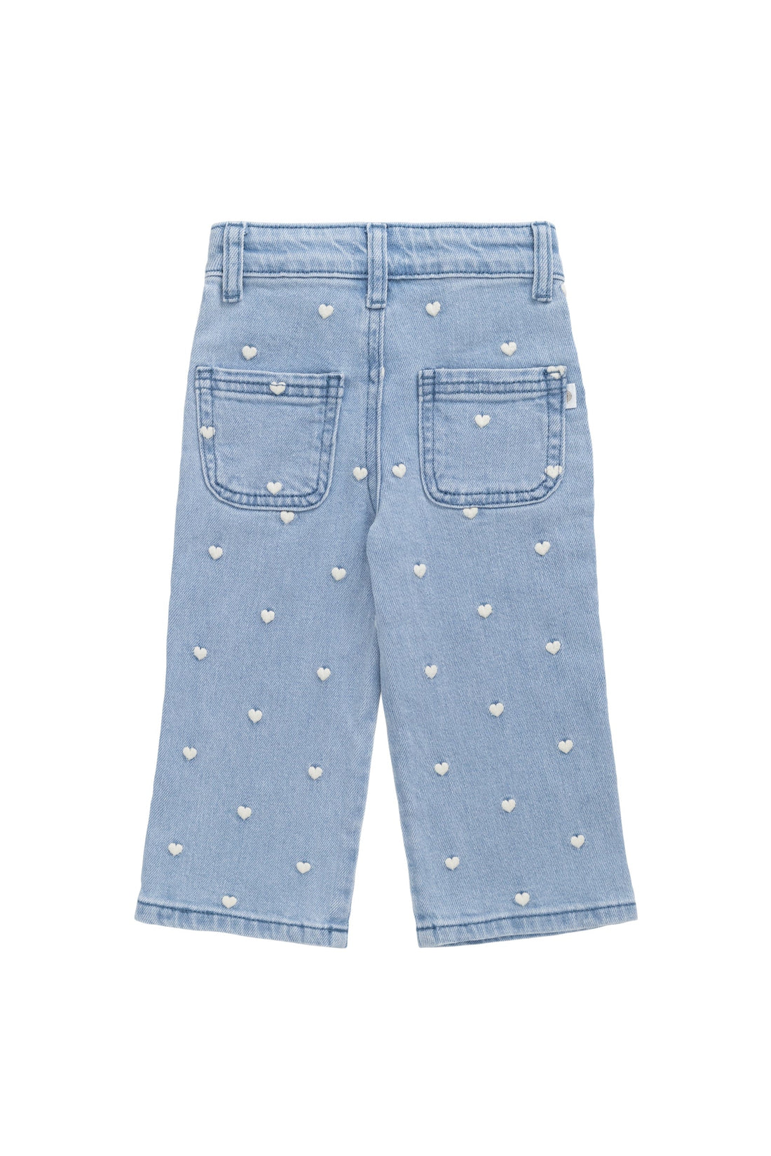 Yvette Pant - Petite Heart Denim Childrens Pant from Jamie Kay Australia