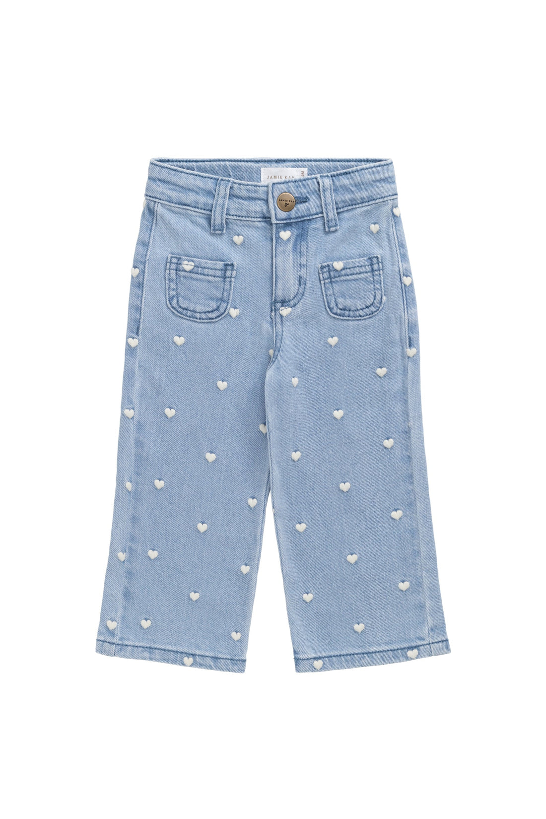 Yvette Pant - Petite Heart Denim Childrens Pant from Jamie Kay Australia