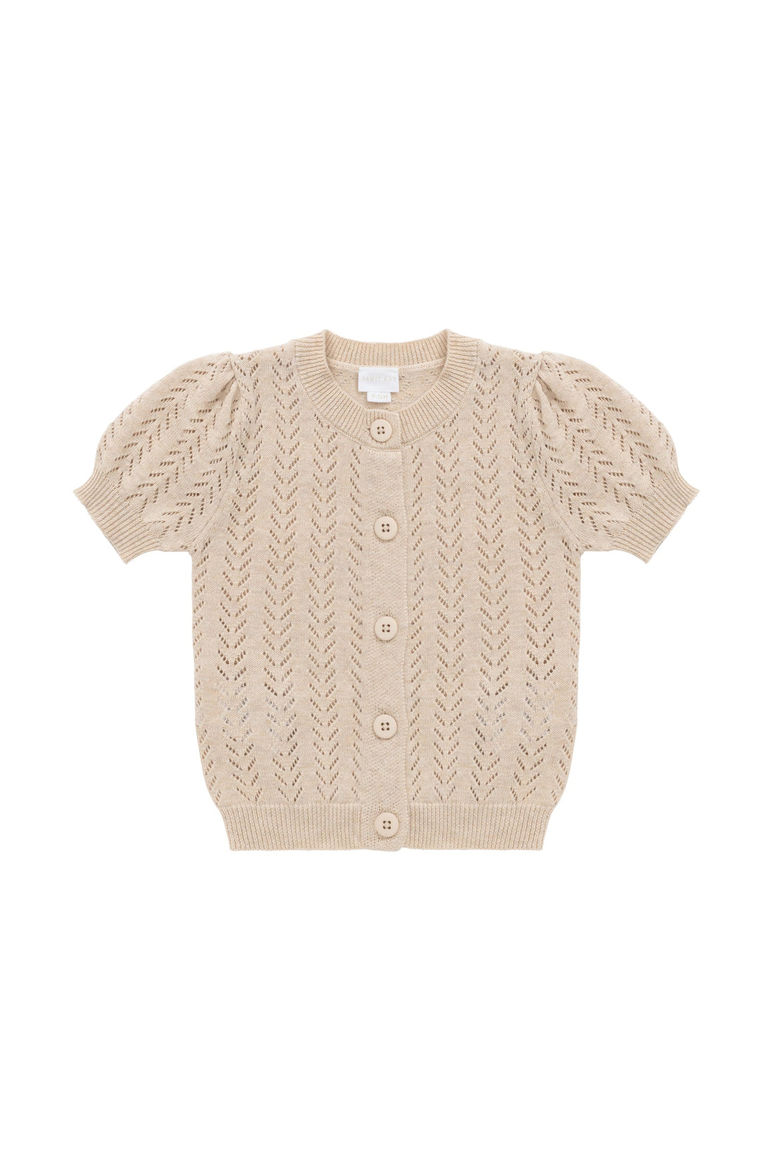 Aria Knitted Top - Oatmeal Marle Childrens Top from Jamie Kay Australia