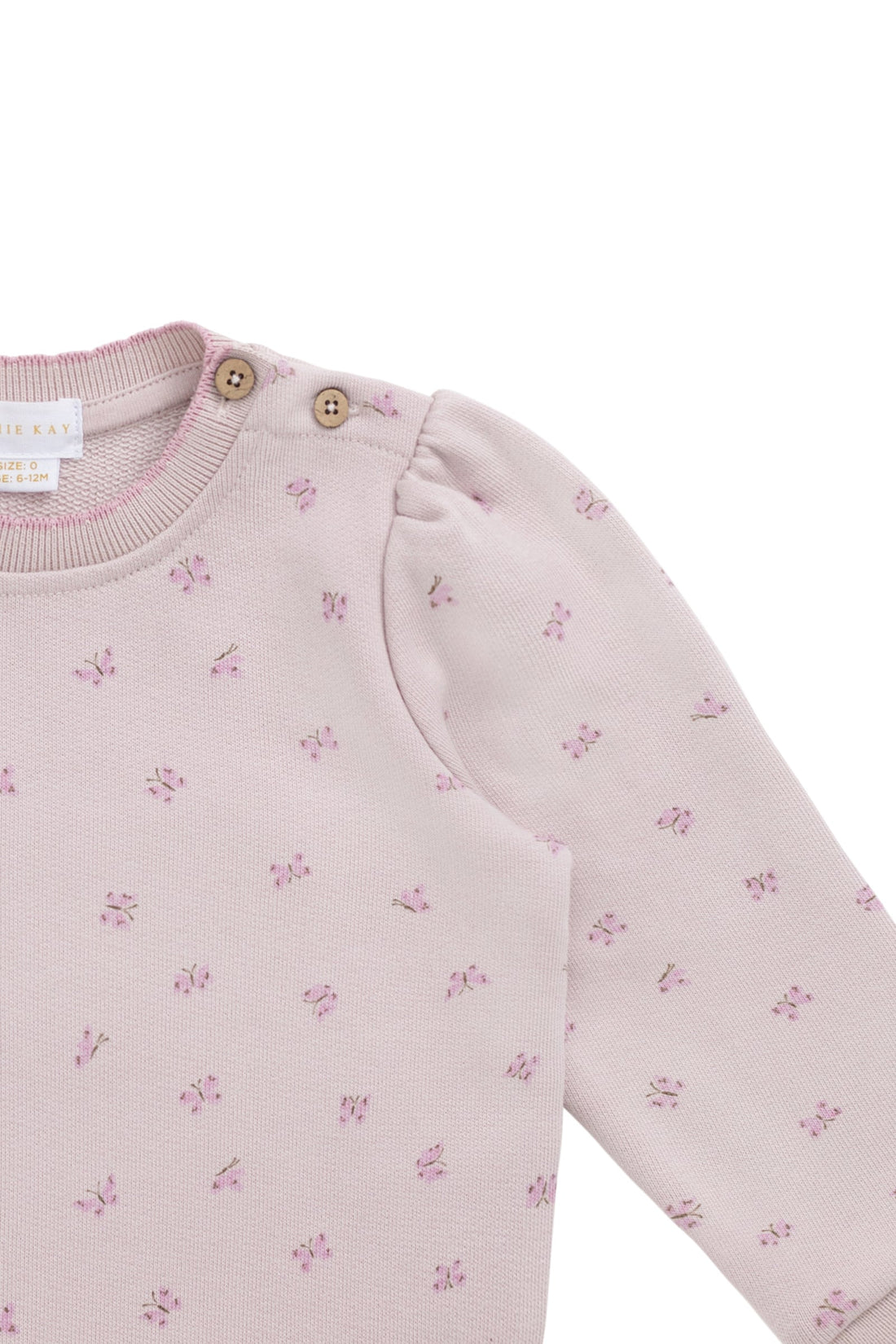 Organic Cotton Monroe Sweatshirt - Little Wings Childrens Top from Jamie Kay Australia