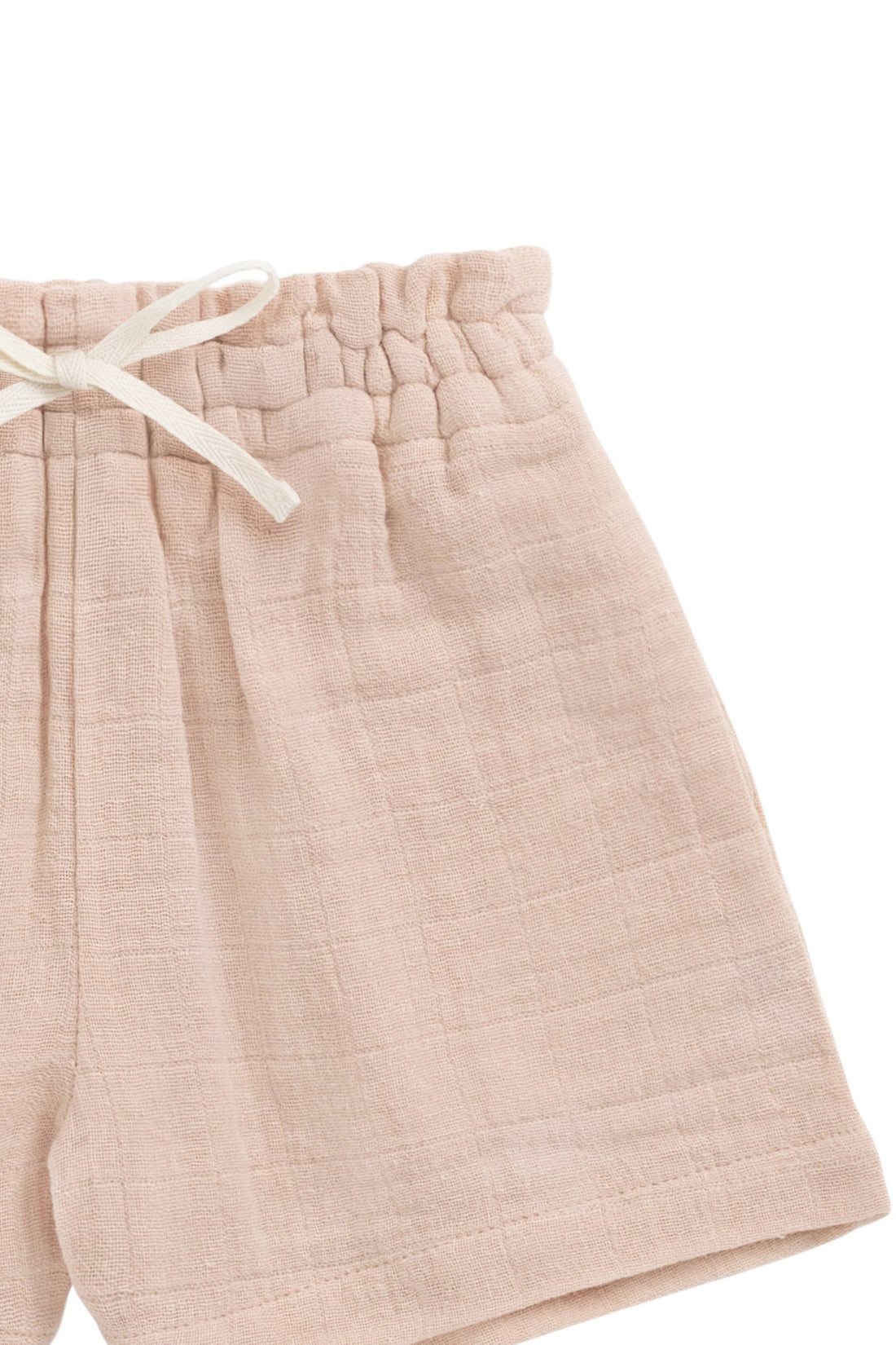 Organic Cotton Muslin Elodie Short - Chalky Pink Childrens Short from Jamie Kay Australia