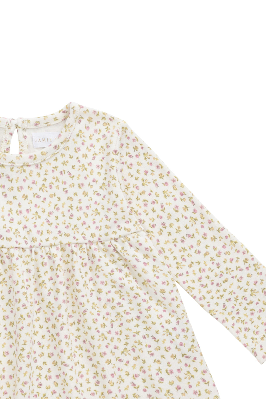 Organic Cotton Sage Top - Pippa Pink Childrens Top from Jamie Kay Australia