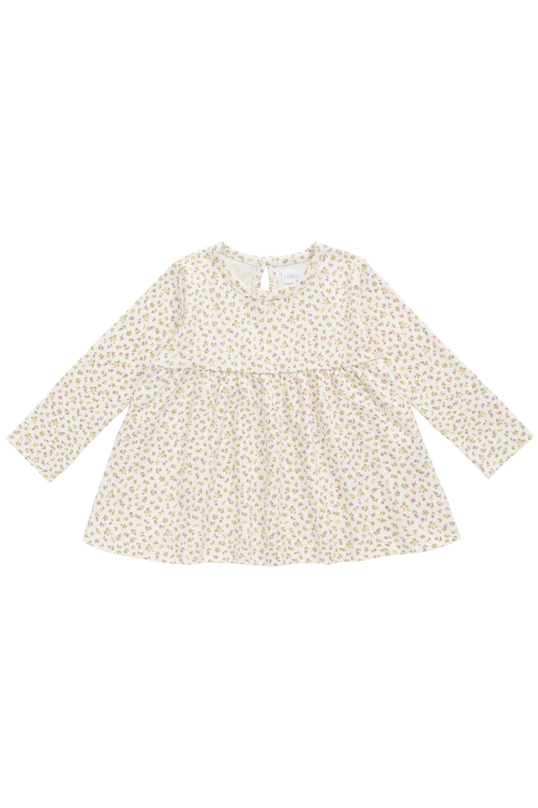 Organic Cotton Sage Top - Pippa Pink Childrens Top from Jamie Kay Australia