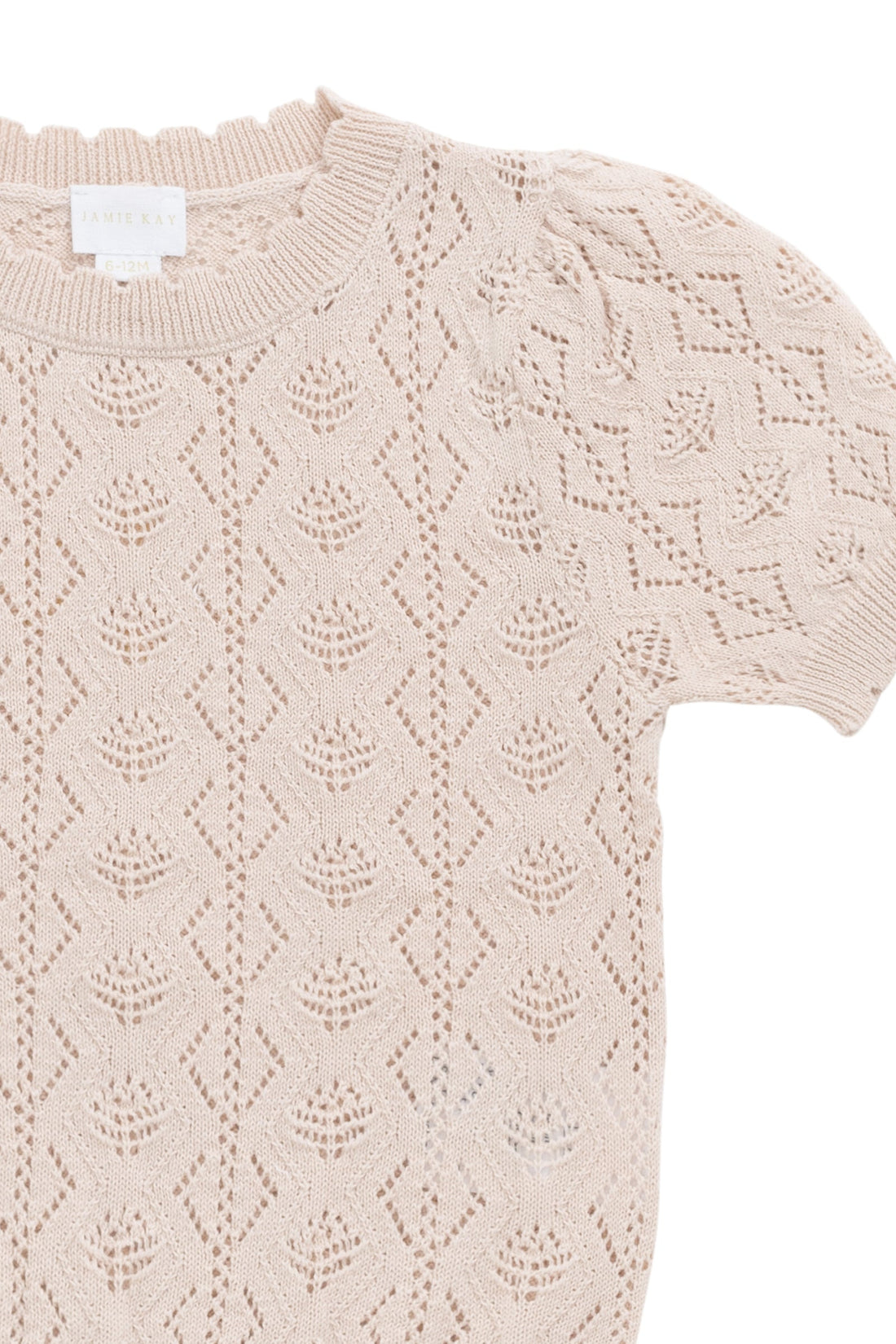 Mila Knitted Top - Dainty Pink Childrens Top from Jamie Kay Australia