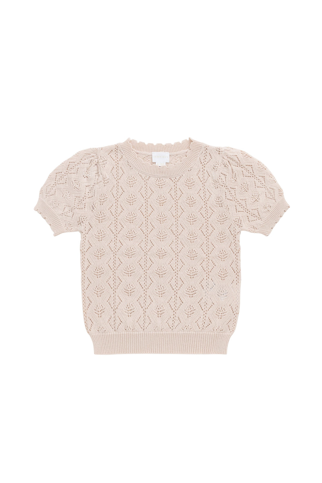 Mila Knitted Top - Dainty Pink Childrens Top from Jamie Kay Australia