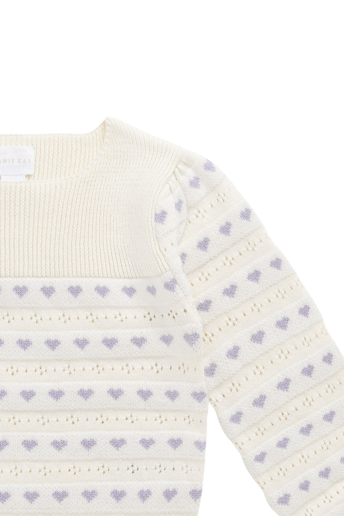 Norah Jumper - Norah Jacquard Evening Haze Childrens Cardigan from Jamie Kay Australia