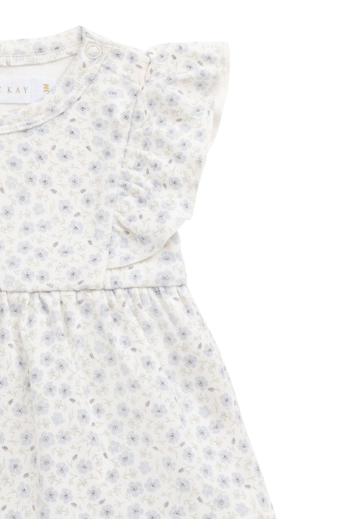 Organic Cotton Elianna Playsuit - Penelope Evening Haze Childrens Playsuit from Jamie Kay Australia