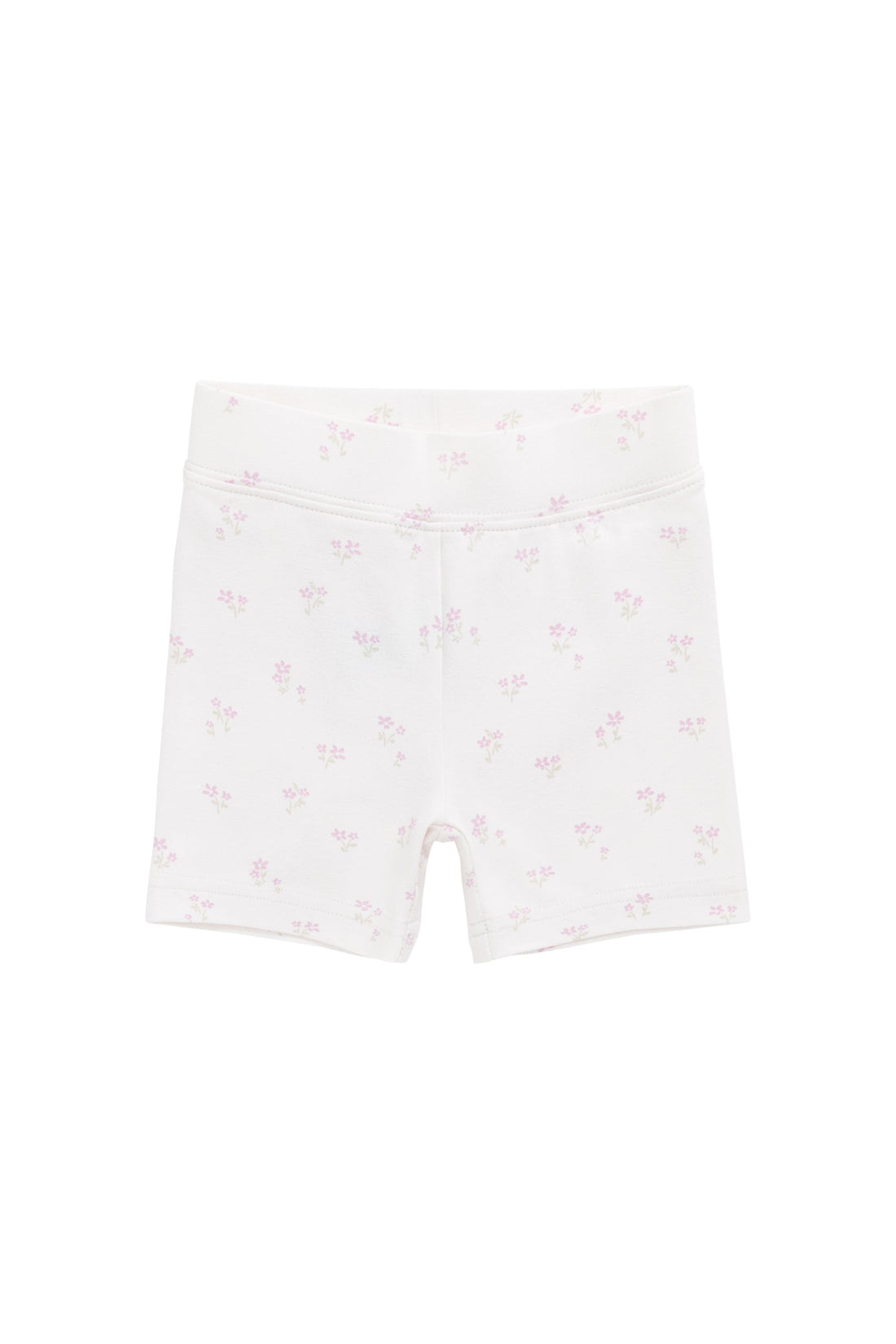 Organic Cotton Everyday Bike Short - Pauline Pink Childrens Short from Jamie Kay Australia
